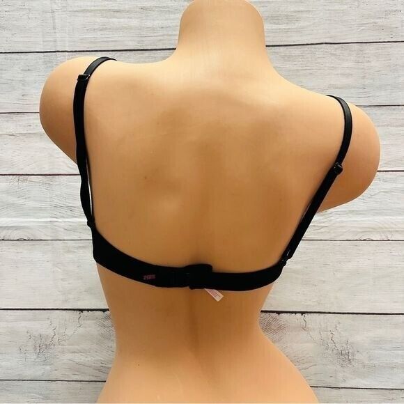 Victoria's Secret Bra 32B Black Wear Everywhere Lightly Lined Push-up - Picture 3 of 7
